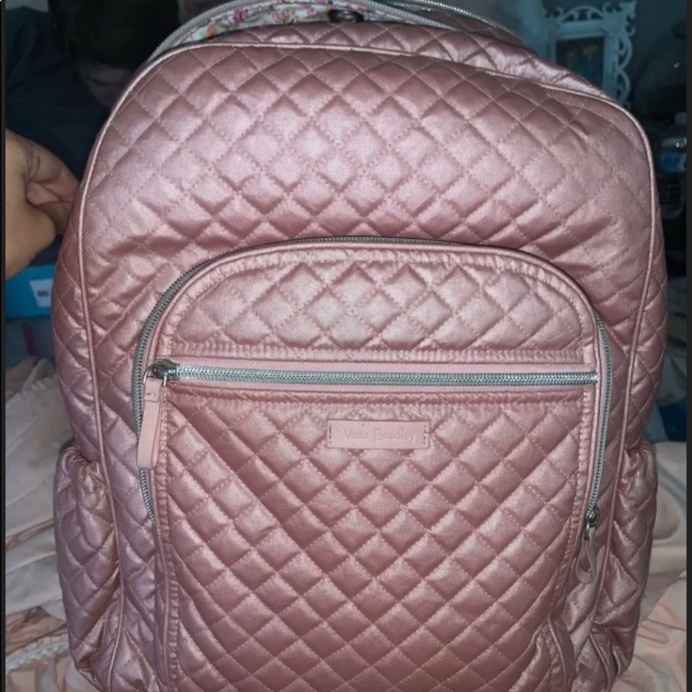 Vera bradley leather backpack